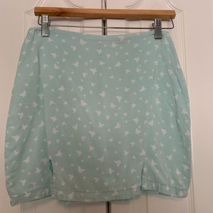 Kendall & Kylie blue mini skirt